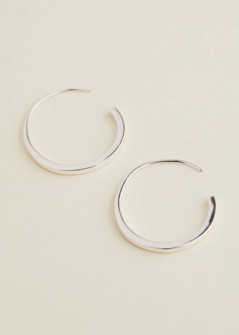 Phase Eight Silver Hoop Jewellery Silver Canada | CXLEUT-205